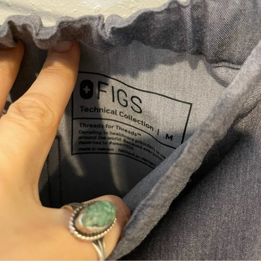 Figs Pisco Basic Scrub Pants in Graphite